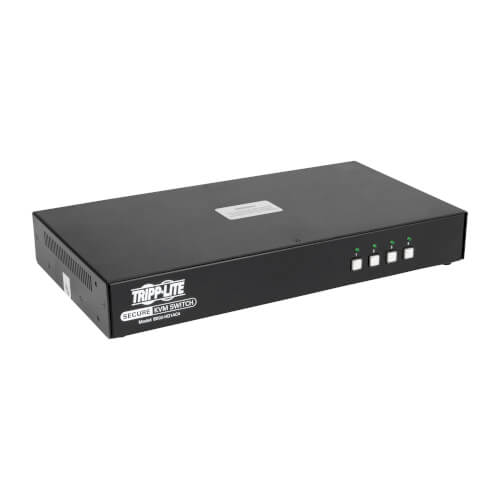 SECURE KVM SWITCH, 4-PORT, HDMI TO DISPLAYPORT, 4K, NIAP PP3.0 CERTIFIED, AUDIO,