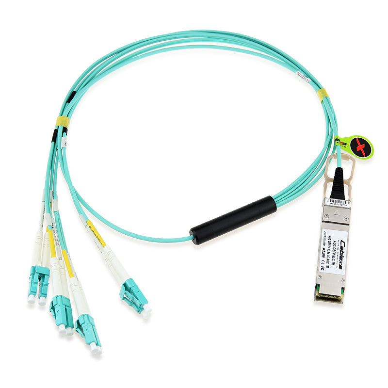 EXTREME MPO TO 4 X LC BREAKOUT PATCH CABLE, SINGLE-MODE 10M