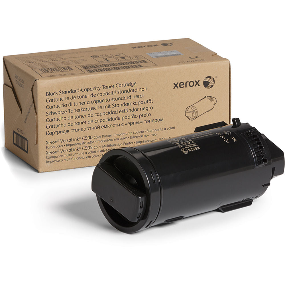 XEROX GENUINE XEROX BLACK STANDARD CAPACITY TONER CARTRIDGE FOR THE VERSALINK C500/505