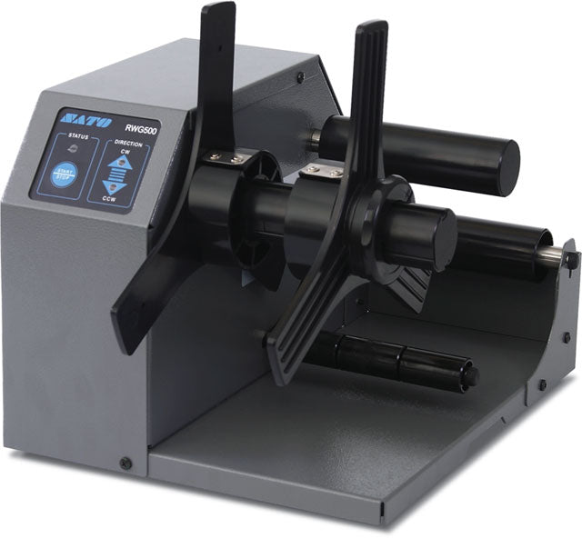 Sato RWG500 5" Wide Rewinder w/110/220 Auto-Switching