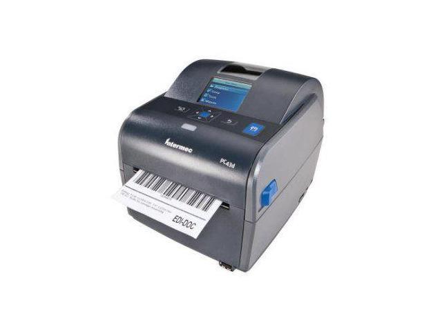 HONEYWELL PC43D 4IN DIRECT THERMAL DESKTOP PRINTER. INCLUDES LCD DISPLAY AND REA