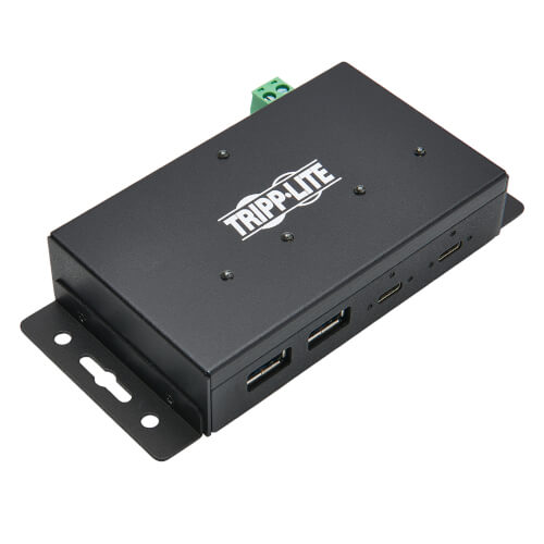 EATON TRIPP LITE SERIES INDUSTRIAL 4-PORT USB-C HUB - USB 3.X GEN 2 (10GBPS), 2X