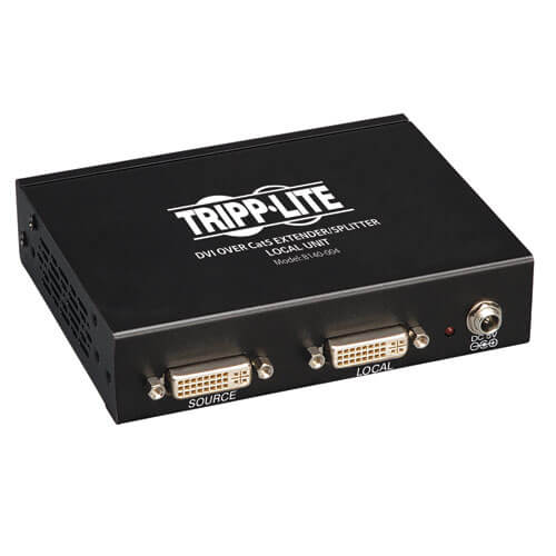 EATON TRIPP LITE SERIES 4-PORT DVI OVER CAT5/6 SPLITTER/EXTENDER, BOX-STYLE TRAN