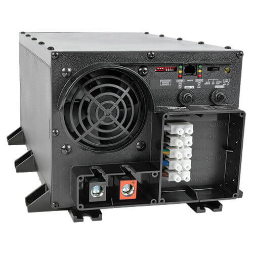 EATON TRIPP LITE SERIES 2400W POWERVERTER APS 24VDC 120V INVERTER/CHARGER WITH A