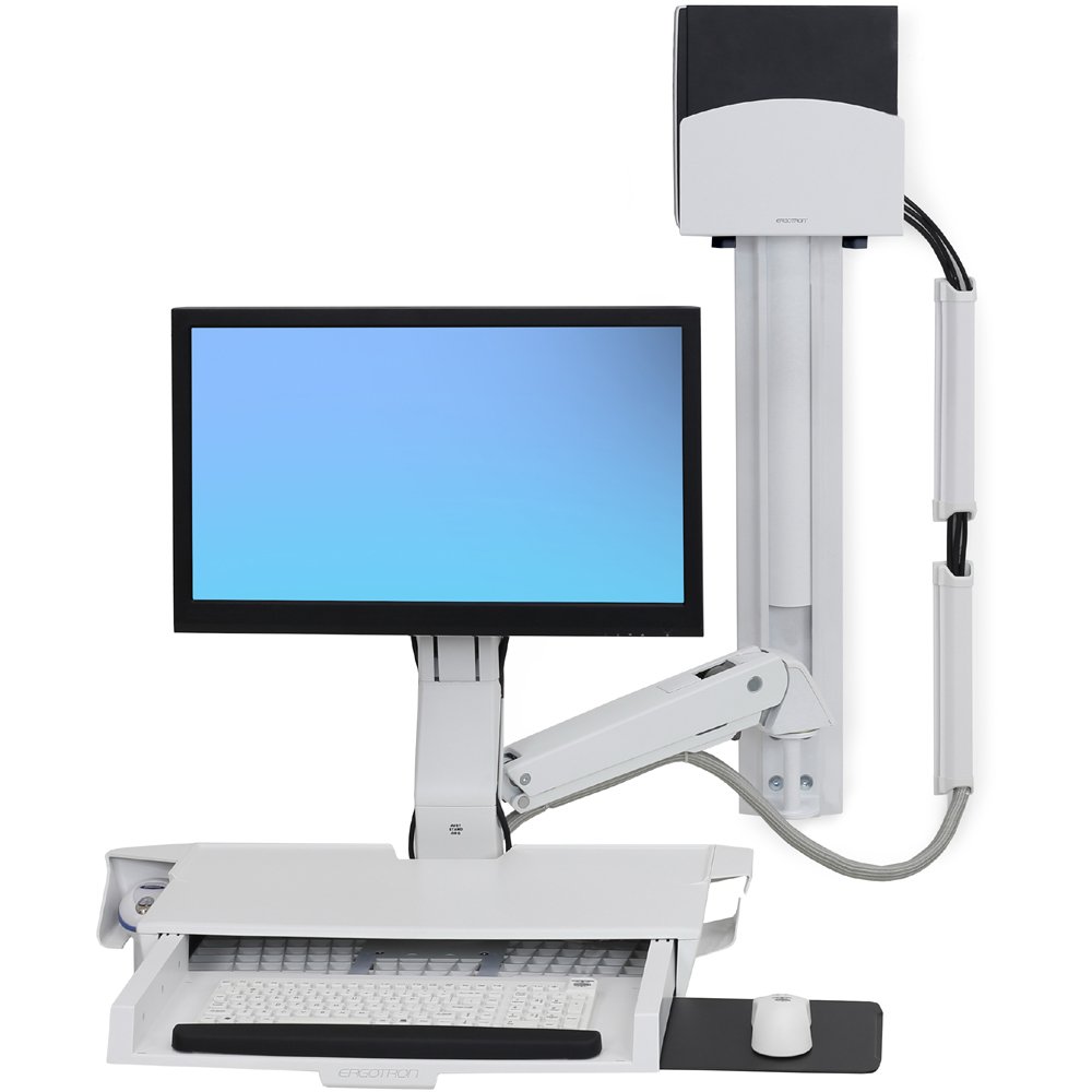 ERGOTRON BRIGHT WHITE SV COMBO ARM WS SYST SM