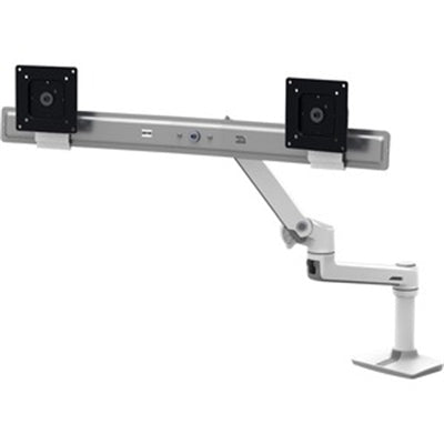Ergotron LX Desk Dual Direct Arm, Polished