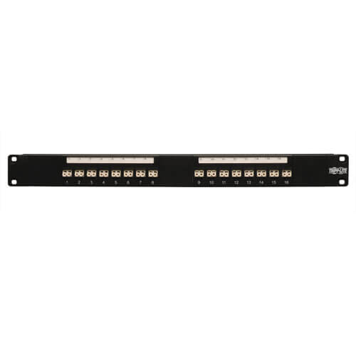 EATON TRIPP LITE SERIES 16-PORT FIBER PATCH PANEL, 1U (LC/LC), MULTIMODE OR SING