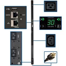Tripp-Lite PDU PDUMNV32HV2LX 7.7kW Single-Phase Monitored PDU 3.05m Cord