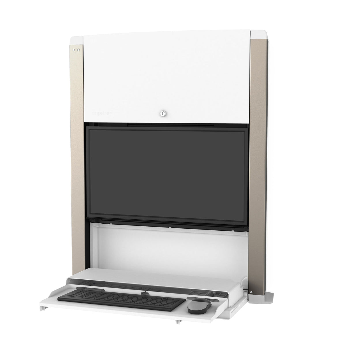 ERGOTRON CAREFIT 24IN SIT STAND ENCL SNOW WHITE
