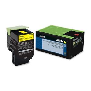 LEXMARK 70C1HY0 YELLOW RETURN PROGRAM TONER CARTRIDGE FOR USE IN CS310,CS/CX410,