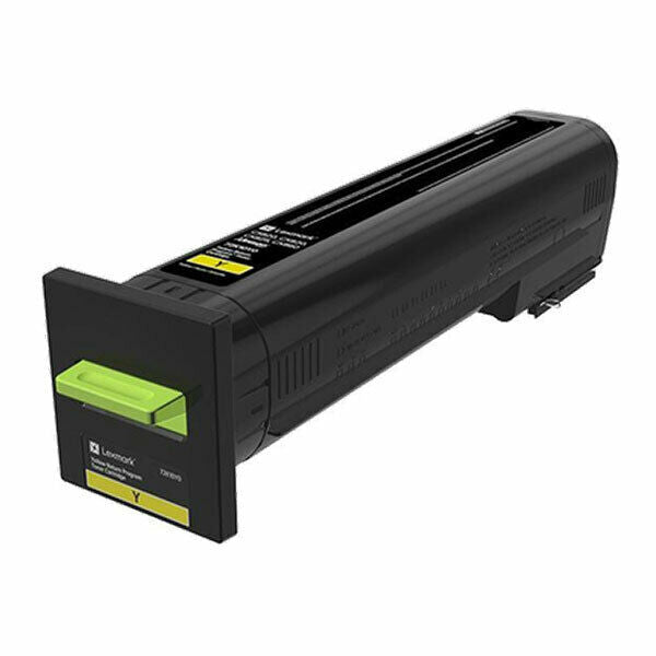 LEXMARK RETURN PROGRAM TONER CARTRIDGE CS820 CX820 CX825 CX860 YELLOW