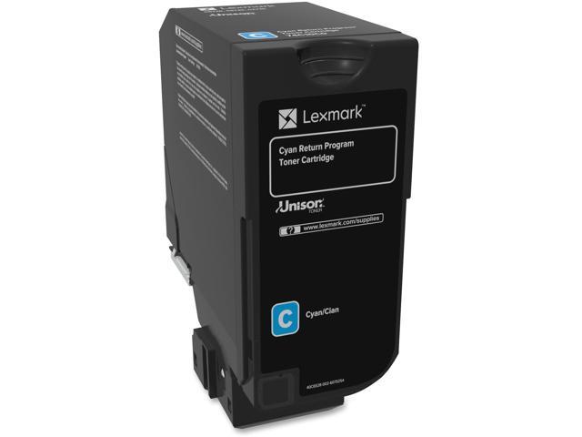 LEXMARK 74C10C0 CYAN RETURN PROGRAM TONER CARTRIDGE