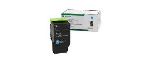 LEXMARK 78C0XCG GSA CYAN EXTRA HIGH YIELD RETURN PROGRAMME TONER CARTRIDGE - 500