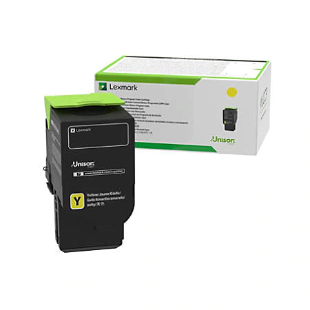 LEXMARK 78C1UYE YELLOW CORPORATE TONER CARTRIDGE FOR USE IN CS521,CS/CX622 ESTIM