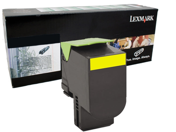 LEXMARK TONER CARTRIDGE - YELLOW - 3000 PAGES - LEXMARK CX410DE,CX410DE GOV S70 HV,CX410