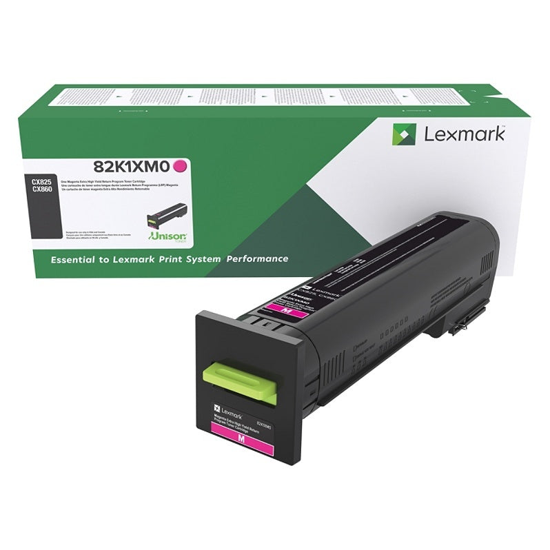 LEXMARK YIELD RTRN PROG TONER CARTRIDGE CX825 CX860 MAGENTA EXTRA HIGH