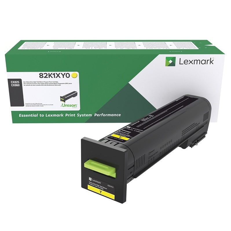 LEXMARK YIELD RTRN PROG TONER CARTRIDGE CX825 CX860 YELLOW EXTRA HIGH