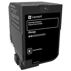LEXMARK 84C1HK0 BLACK RETURN PROGRAM TONER CARTRIDGE FOR USE IN CX725 ESTIMATED