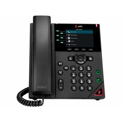 HPI Poly VVX 350 6-IP PH PoE-e TAA