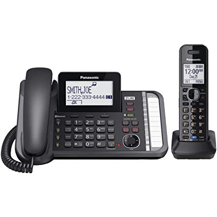 PANASONIC LINK2CELL DECT 6.0 CORDLESS PHONE (BLACK)