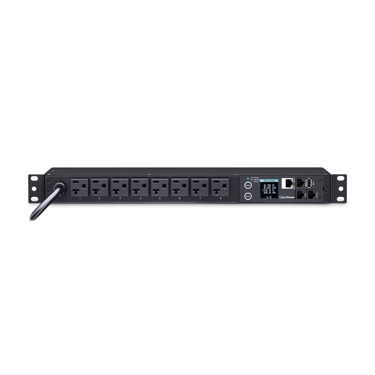 120V (8) 5-20R OUTLETS (L)5-20P 12FT CORD SNMP 1U 3 YEAR WARRANTY