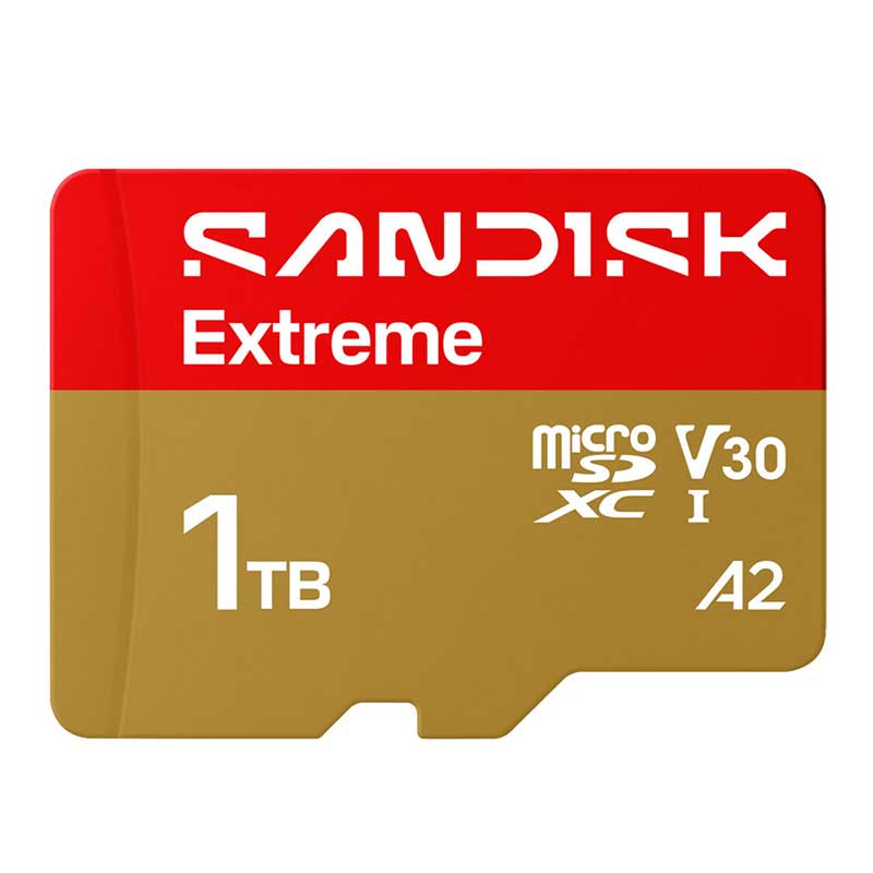 SanDisk, Extreme Micro SDXC Memory Card, 1TB, UHS-I, 245MB/s (R), 170MB/s (W)