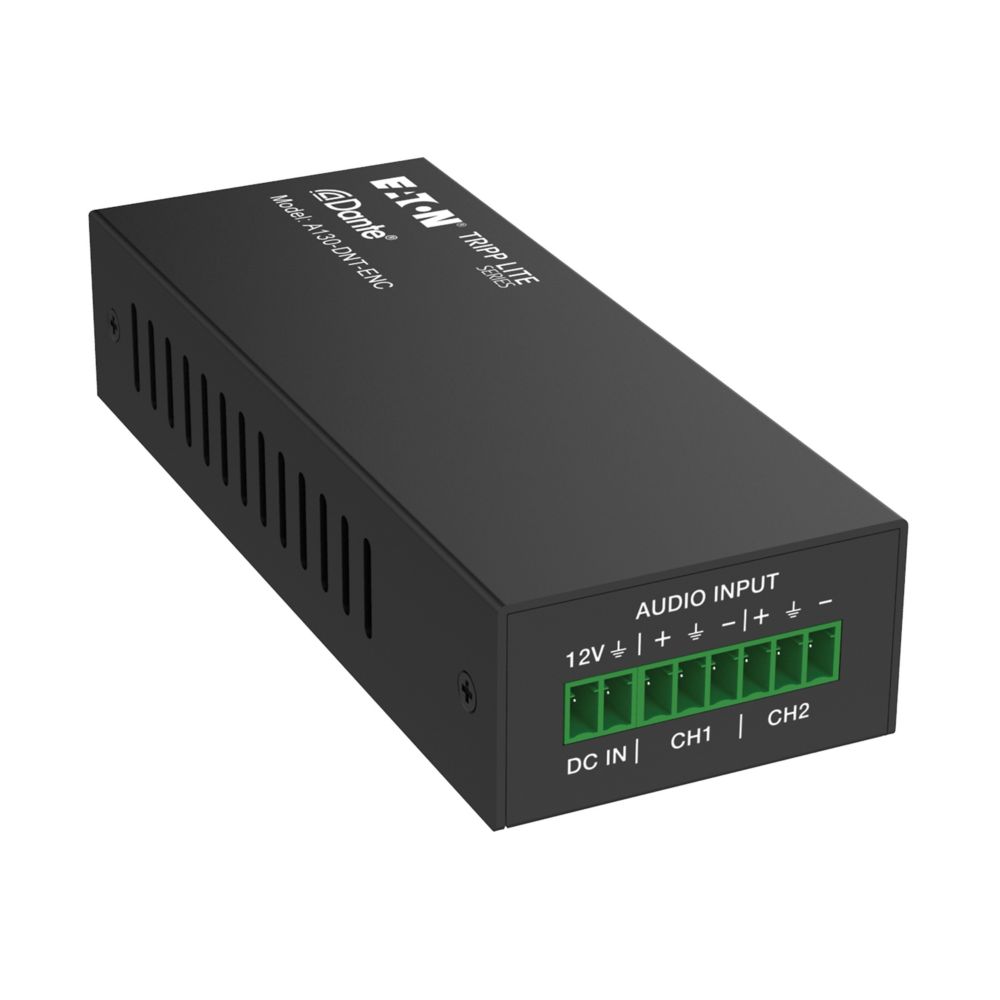 EATON 2-CHANNEL ANALOG AUDIO ENCODER 100M PCM 2.0 44.1KHZ/48KHZ/96KHZ