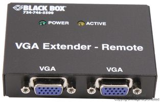 BLACK VGA EXTENDER KIT - 2-PORT LOCAL, 2-PORT REMOTE