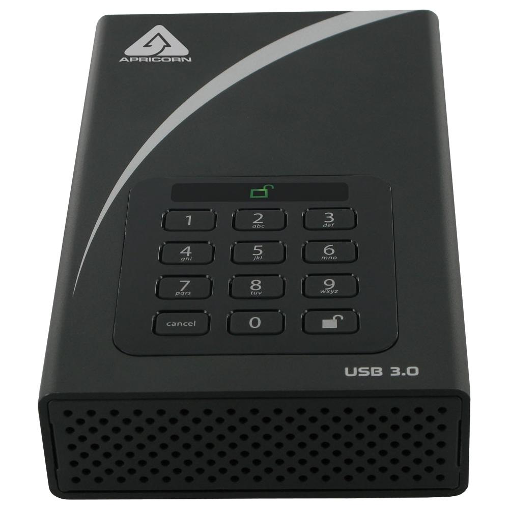 APRICORN 4TB AEGIS PADLOCK DT SECURE USB 3.0 256-BIT AES HW DESKTOP DRIVE