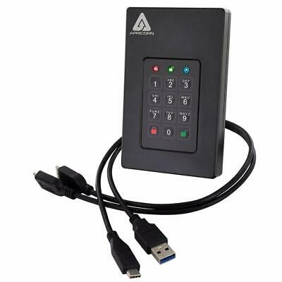 APRICORN 2TB AEGIS FORTRESS L3 SSD USB 3.0 HW ENCRYPTED