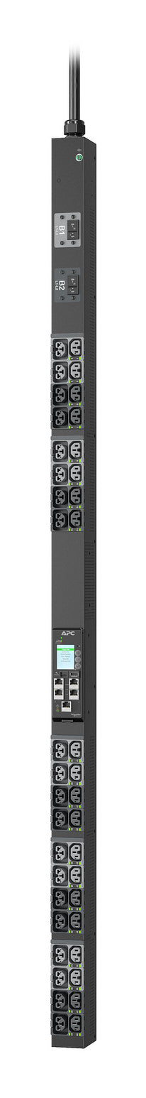 APC NETSHELTER RACK PDU ADVANCED, SWITCHED METERED OUTLET, 5.0KW, 1PH, 208V, 30A