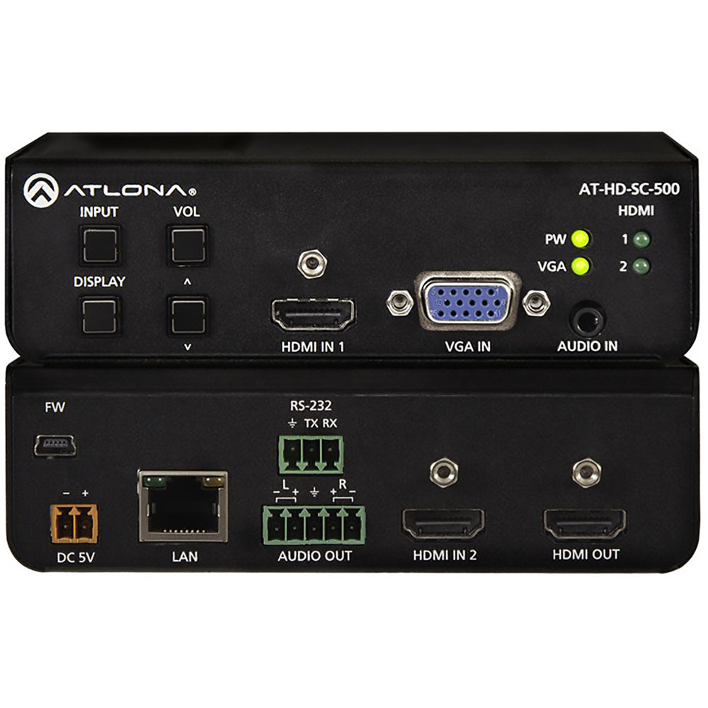 ATLONA Three-Input Scaler for HDMI and VGA Signals