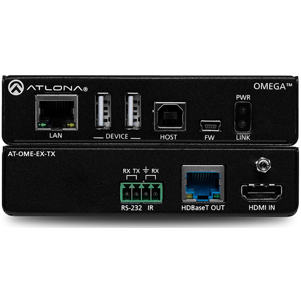 ATLONA Omega 4K/UHD HDMI Over HDBaseT Transmitter with USB Control and PoE