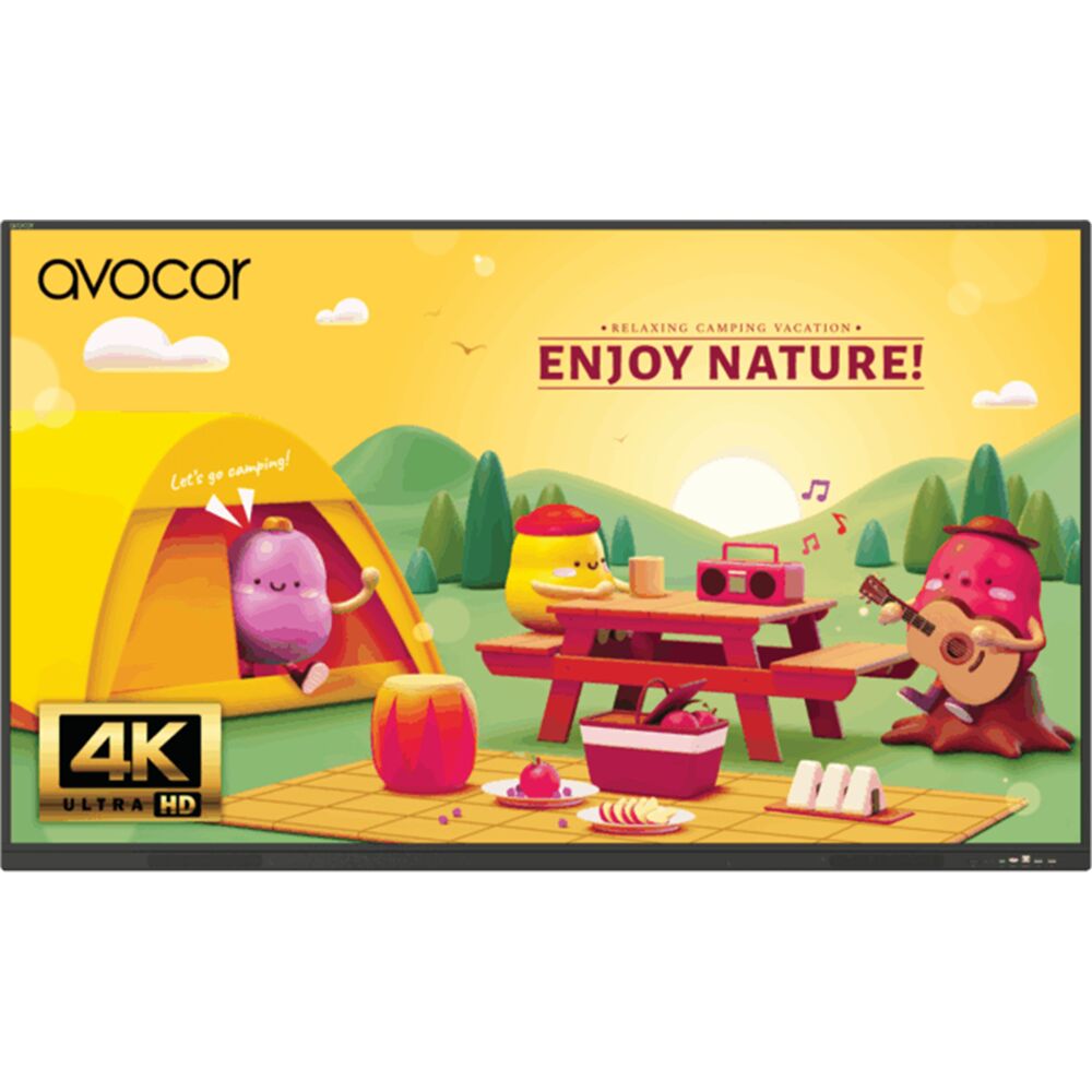 AVOCOR 65" 4K IR LED Interactive Display EDLA on board