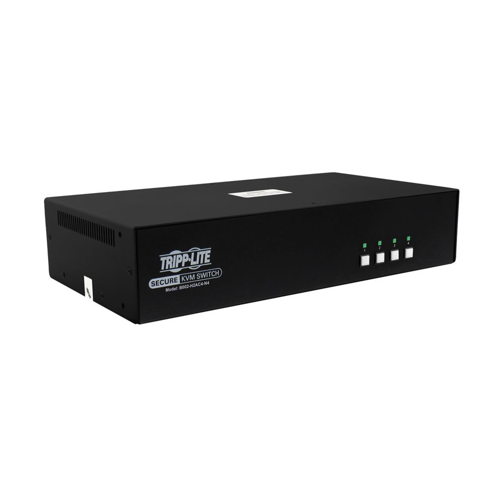 EATON SECURE KVM SWITCH 4-PORT DUAL HEAD HDMI TO HDMI 4K NIAP PP4.0