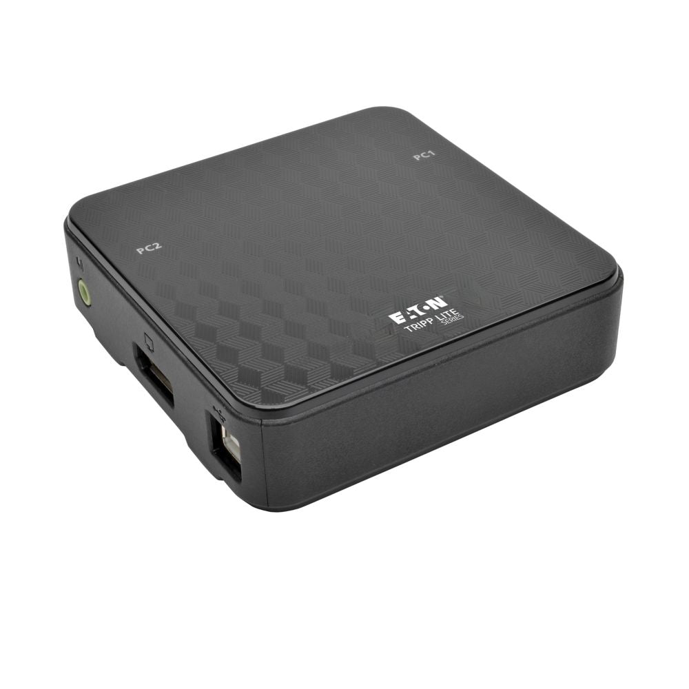 EATON TRIPP LITE SERIES 2-PORT DISPLAYPORT KVM SWITCH 4K 60 HZ WITH AUDIO, CABLE