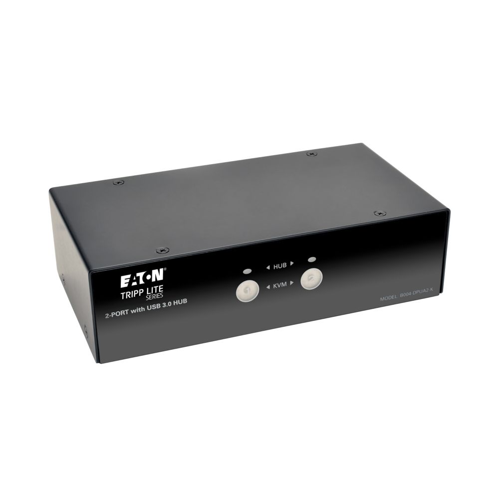 EATON 2PORT DISPLAYPORT KVM SWITCH W/AUDIO DESKTOP USB 3.0 HUB