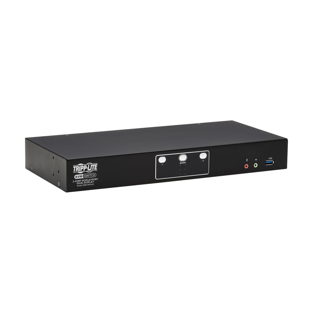 EATON TRIPP LITE SERIES 2-PORT DISPLAYPORT DUAL-DISPLAY KVM SWITCH - 4K 60 HZ, U