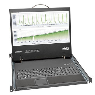 Eaton 1U Short KVM Console w 19" LCD