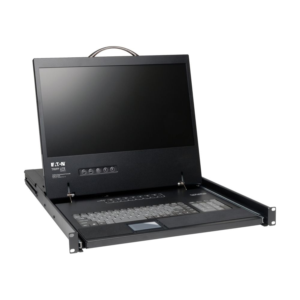 EATON TRIPP LITE SERIES NETCONTROLLER 16-PORT 1U RACK-MOUNT CONSOLE KVM SWITCH W