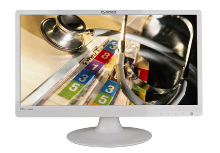 22IN PLL2210MW WHITE WIDE LED