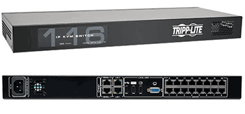 NETCOMMANDER 16-PORT CAT5 1U RACK-MOUNT 1+1 USER VGA USB KVM SWITCH WITH IP REMO