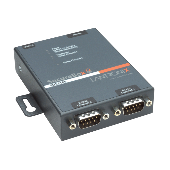 DUAL PORT SECURE DEVICE SERVER WITH AES ENCRYPTION, INTERNATIONAL POWER SUPPLY,
