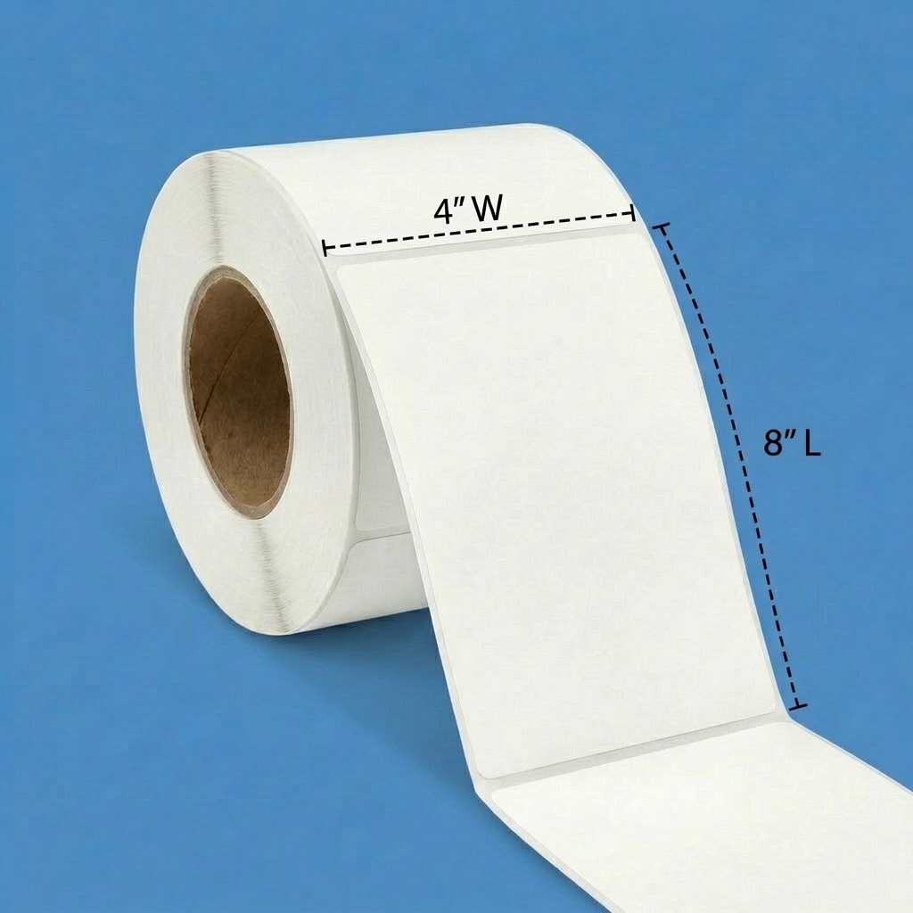 Epson 4" X 8" DIE CUT MATTE LBL - PK OF 2 ROLL