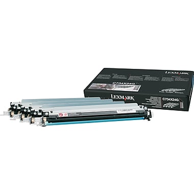 LEXMARK C734X24G PHOTOCONDUCTOR UNIT KIT 4-PACK FOR USE IN C/X73X,74X ESTIMATED