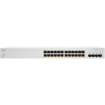 Cisco CBS220 Smart 24-port GE, PoE, 4x1G SFP