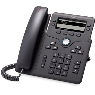 Cisco IP Phone 6851 MPP with 6800 Pwr and NA Clip