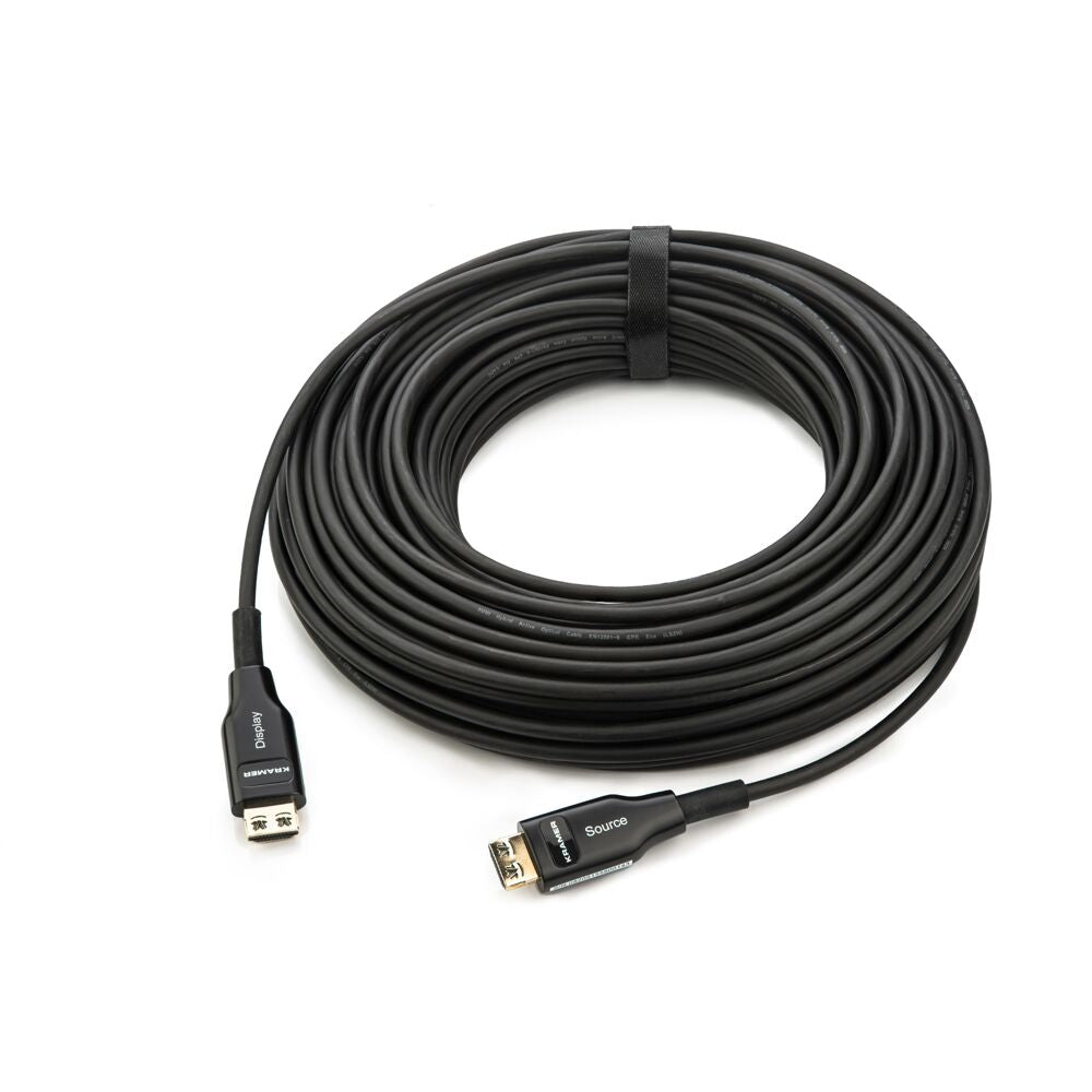 KRAMER Active Optical UHD Pluggable HDMI Cable Plenum rated