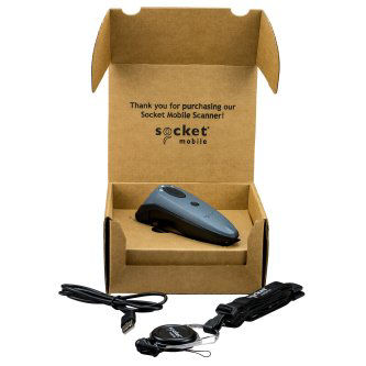 SOCKET DURASCAN D730, PERFORMANCE LASER BARCODE READER, GRAY