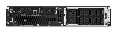APC SMART-UPS ON-LINE, 3KVA, RACKMOUNT 2U, 230V, 8X C13+2X C19 IEC OUTLETS, NETW